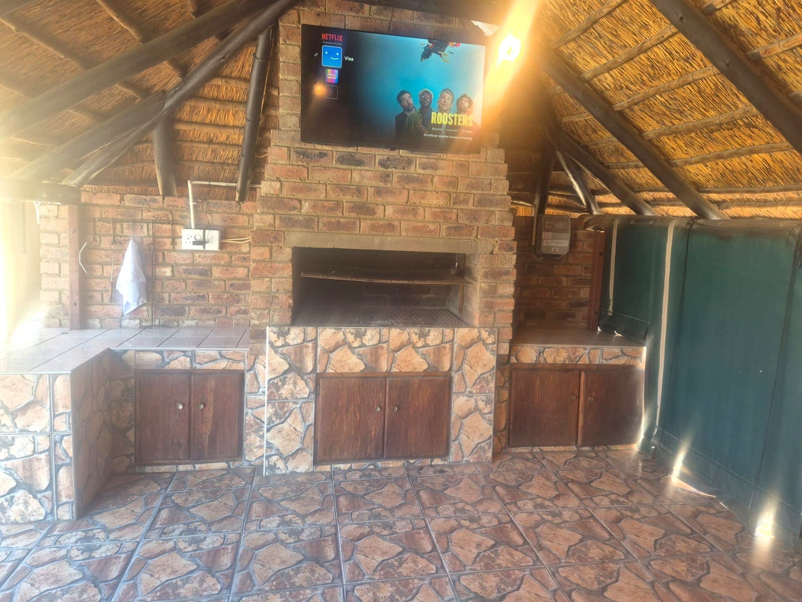 The braai lapa at BK Guest Lodge